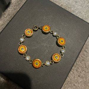 Antique Italian micromosaic bracelet
